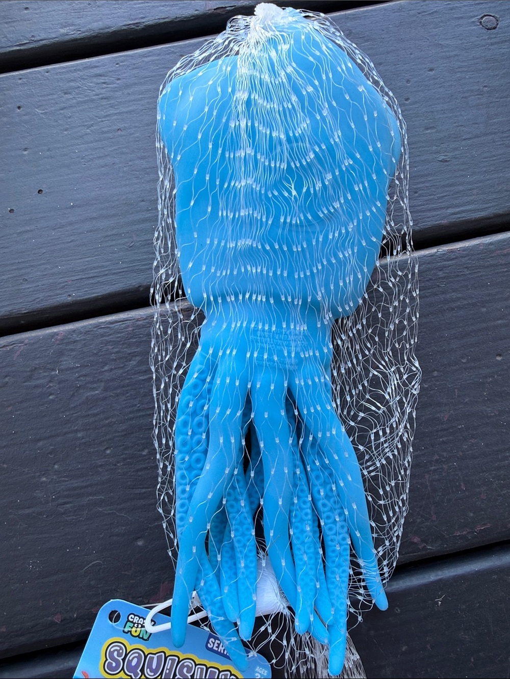 *VIRAL RARE* Squishy Sea Creatures Blue Octopus - crazy fun! RMS - new with tag - Picture 8 of 8